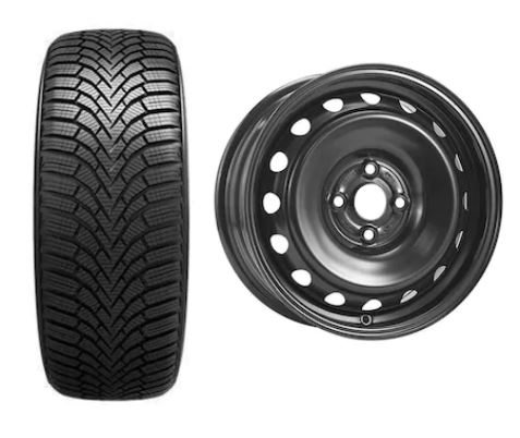 Roata completa Toyota Yaris janta otel ALCAR 7615 5x15 + anvelopa Iarna Sailun IceBlazer Alpine+ 175/65R15 84T + Senzor presiune ALCAR Roti complete Toyota